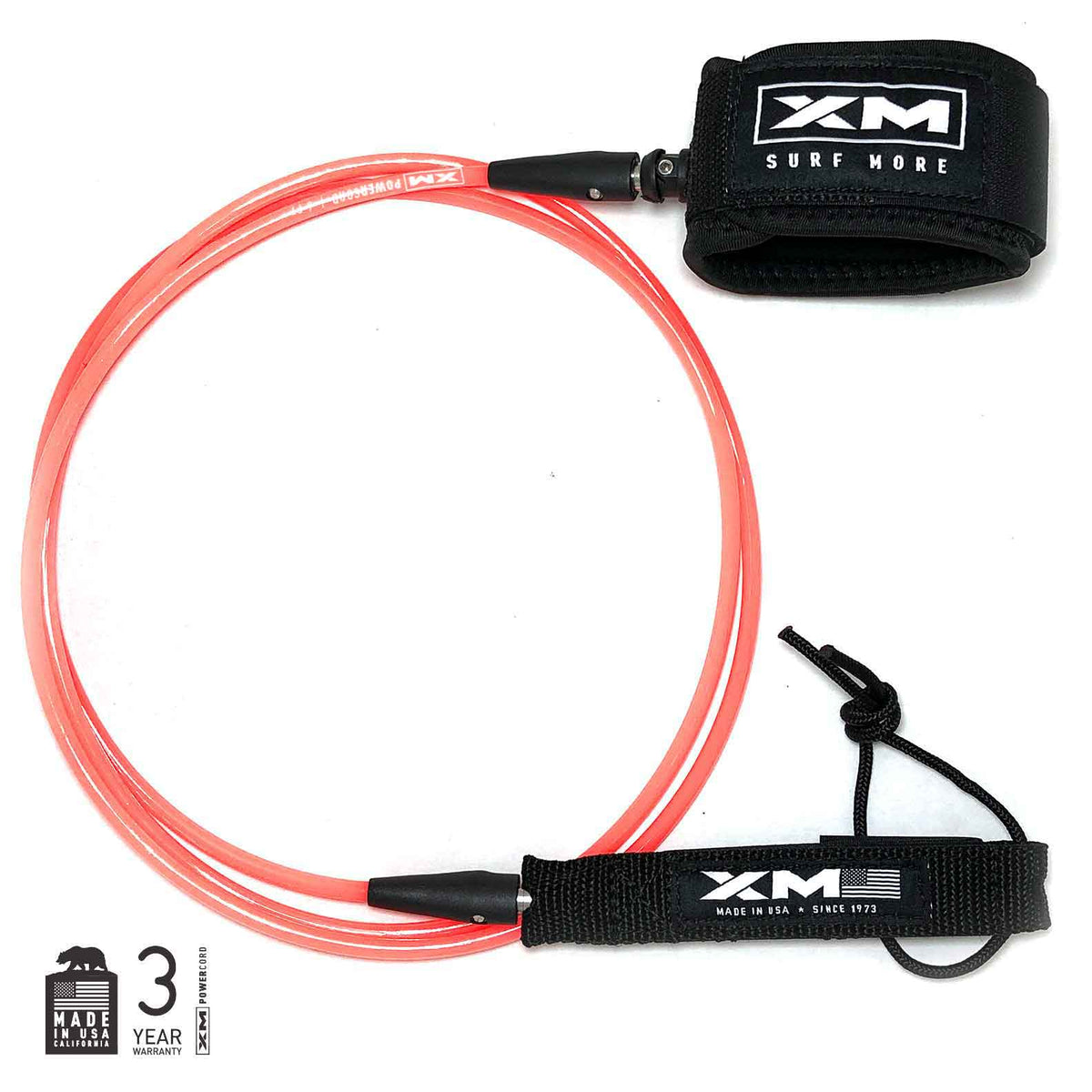 XM SURFBOARD LEASH / COMP (.220in) | Surf Leashes & More