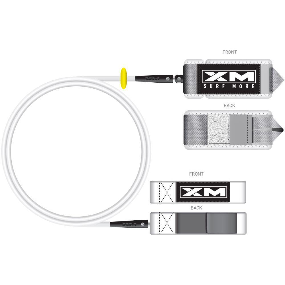 CUSTOM XM SURFBOARD LEASH / TANGLE-FREE – XM | SURF MORE