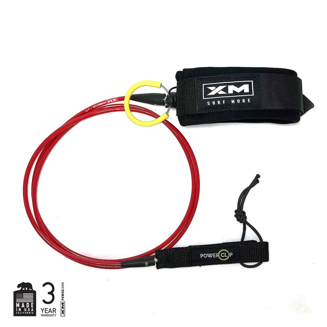 Leash Comp. SURF 6' / 6 MM - Red Leash Comp. SURF 6' / 6 MM - Red