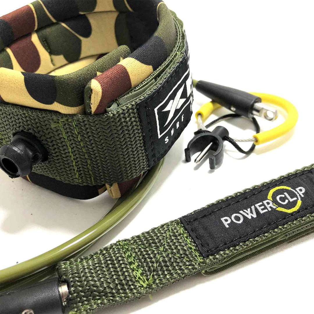 XM RIVER SURF SURFBOARD LEASH / POWER-CLIP / KNEE/CALF