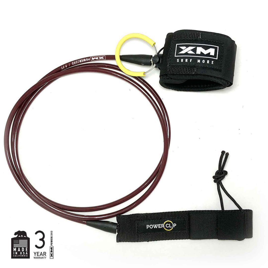 XM SURFBOARD LEASH / POWER-CLIP / REGULAR (.270in) – XM | SURF MORE