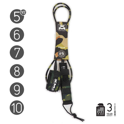 XM SURFBOARD LEASH / SPECIAL OPS / REGULAR (.270in) - XM | SURF MORE